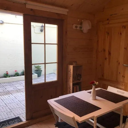 Small Wooden With Green Roof Lisbon